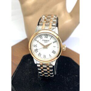 Tissot Women's Watch T1292102201300 Swiss Quartz Rose Gold Silver Steel 28mm